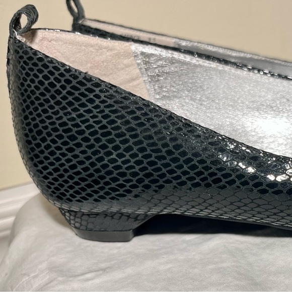 Bravo Browns open toe black low heel Size 8.5 - Picture 5 of 8